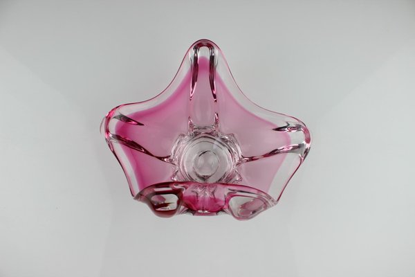 Mid-Century Glass Bowl by Josef Hospodka, 1960s-TZ-946216