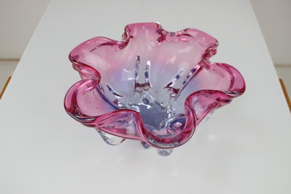 Mid-Century Glass Bowl by Josef Hospodka, 1960s-TZ-946219