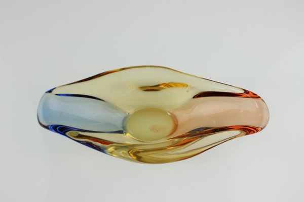 Mid-Century Glass Bowl by Josef Hospodka, 1960s-TZ-946215