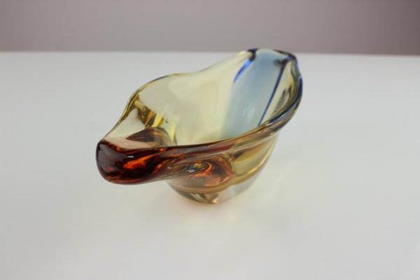 Mid-Century Glass Bowl by Josef Hospodka, 1960s-TZ-946215