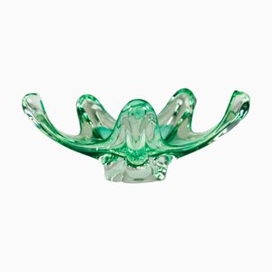 Mid-Century Glass Bowl by Josef Hospodka for Chribska-FUP-1062686