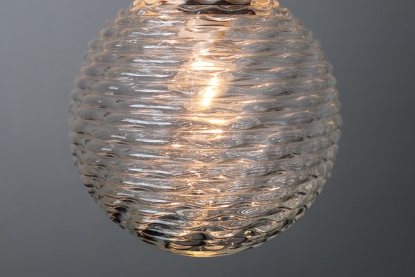 Mid-Century Glass Bowl Pendant, Austria, 1970s-TRW-1797064