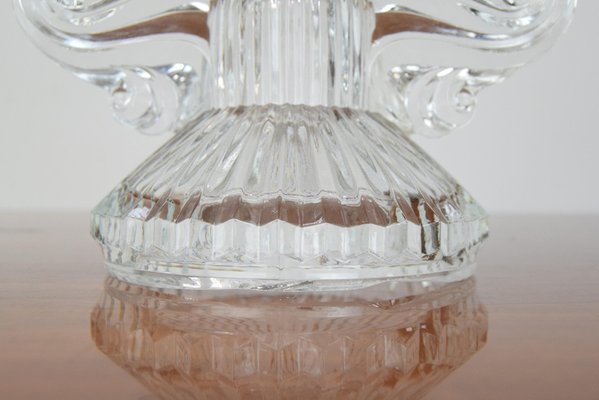 Mid-Century Glass Candlesticks Holder, 1960s-TZ-1342503