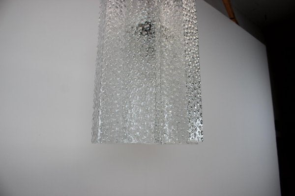 Mid-Century Glass Chandelier from Kamenicky Senov, 1970s-TZ-1431416