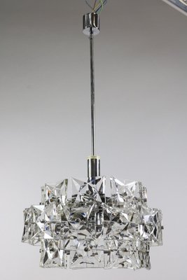 Mid-Century Glass Chandelier from Kinkeldey, 1960s-FUP-658891