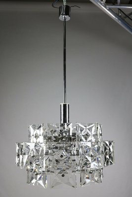 Mid-Century Glass Chandelier from Kinkeldy, 1960s-FUP-658896