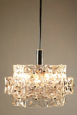 Mid-Century Glass Chandelier from Kinkeldy, 1960s-FUP-658896