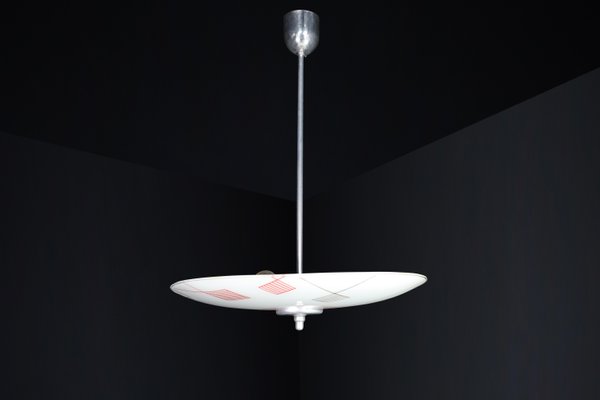 Mid-Century Glass Hanging Pendant, 1960s-TRW-1730585