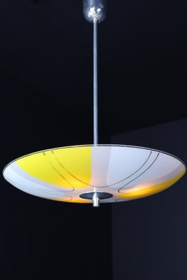 Mid-Century Glass Hanging Pendant Lamp, 1958-TRW-1725840