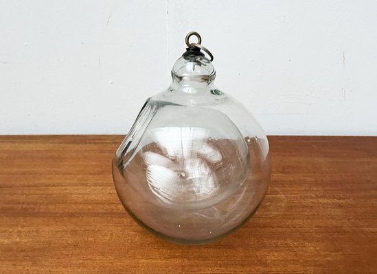 Mid-Century Glass Hanging Planter, 1960s-UAH-1771811