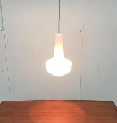 Mid-Century Glass Kreta Pendant Lamp by Jacob E. Bang for Fog & Mørup and Holmegaard, 1960s-UAH-2027943