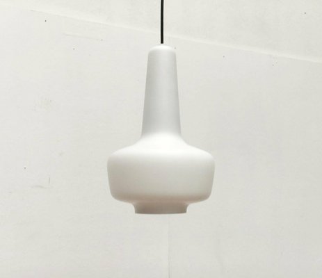 Mid-Century Glass Kreta Pendant Lamp by Jacob E. Bang for Fog & Mørup and Holmegaard, 1960s-UAH-2027943