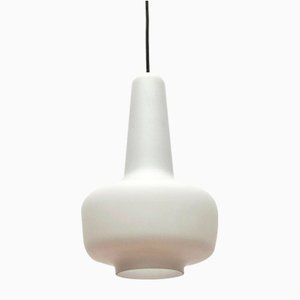 Mid-Century Glass Kreta Pendant Lamp by Jacob E. Bang for Fog & Mørup and Holmegaard, 1960s-UAH-2027943