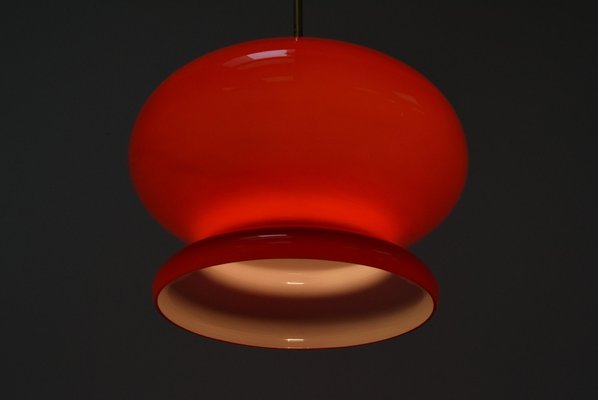 Mid-Century Glass Pendant, 1960s-TZ-1252036