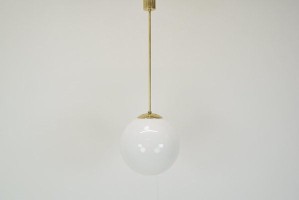 Mid-Century Glass Pendant, 1960s-TZ-1349057