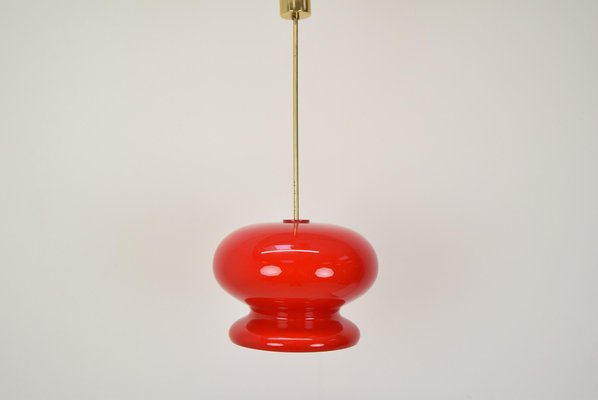 Mid-Century Glass Pendant, 1960s-TZ-1252036