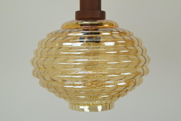 Mid-Century Glass Pendant, 1960s-TZ-1269897