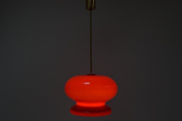 Mid-Century Glass Pendant, 1960s-TZ-1252036