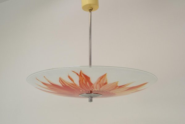 Mid-Century Glass Pendant, 1960s-TZ-1355431