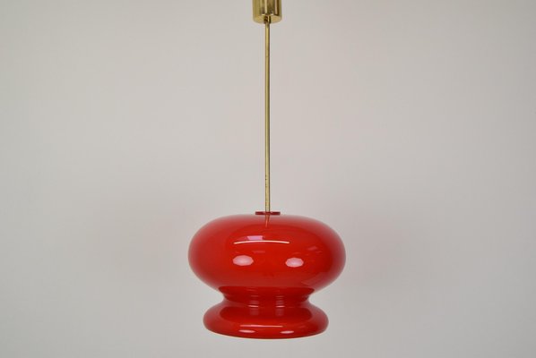 Mid-Century Glass Pendant, 1960s-TZ-1252036