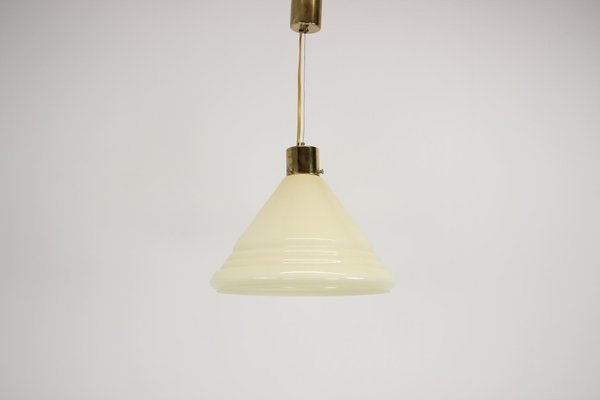 Mid-Century Glass Pendant, 1970s-TZ-1431421