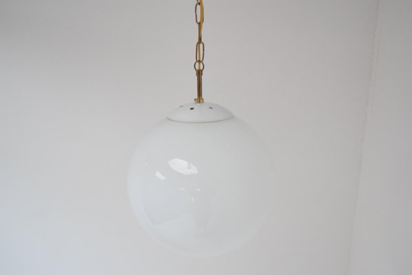 Mid-Century Glass Pendant, 1970s-TZ-803562