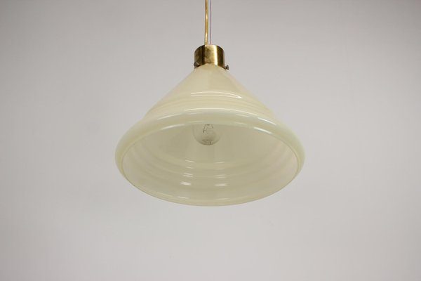 Mid-Century Glass Pendant, 1970s-TZ-1431421