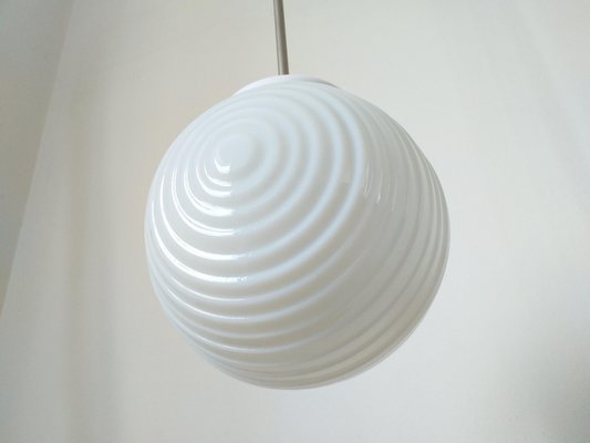 Mid-Century Glass Pendant, 1970s-TZ-807874