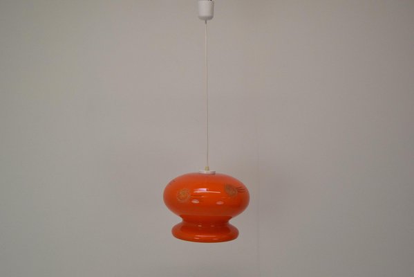 Mid-Century Glass Pendant attributed to Stepan Tabery, 1960s-TZ-1696502