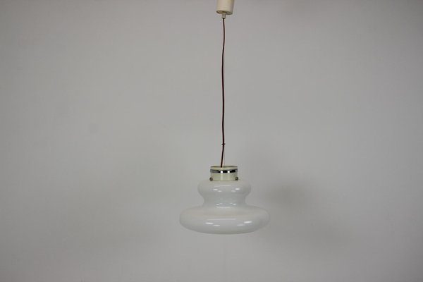 Mid-Century Glass Pendant by Napako, 1960s-TZ-1287107