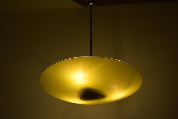 Mid-Century Glass Pendant Lamp, 1960s-TZ-1168422