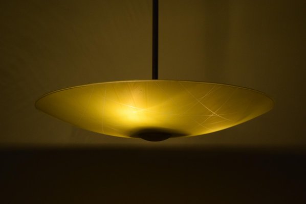 Mid-Century Glass Pendant Lamp, 1960s-TZ-1168422