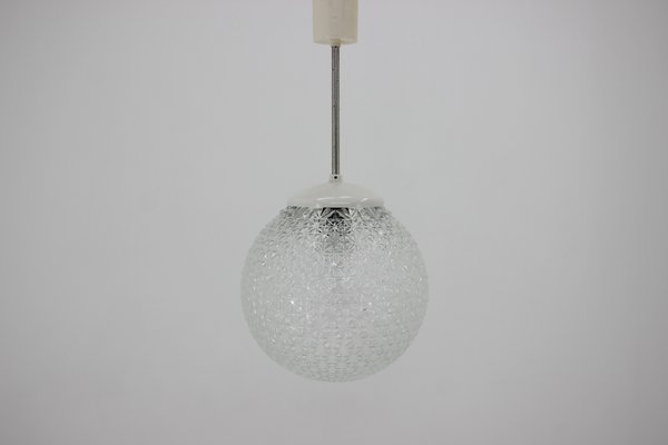 Mid-Century Glass Pendant Lamp, 1960s-TZ-581947