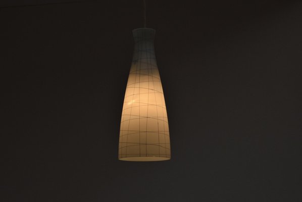 Mid-Century Glass Pendant Lamp, 1960s-TZ-743809