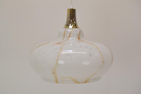 Mid-Century Glass Pendant Lamp, 1960s-TZ-1696503