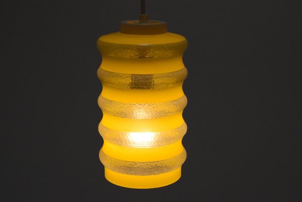 Mid-Century Glass Pendant Lamp, 1960s-TZ-743816