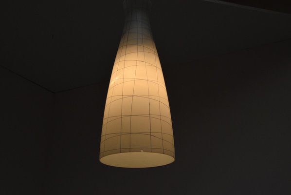 Mid-Century Glass Pendant Lamp, 1960s-TZ-743809