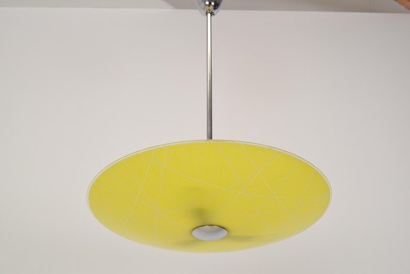 Mid-Century Glass Pendant Lamp, 1960s-TZ-1168422