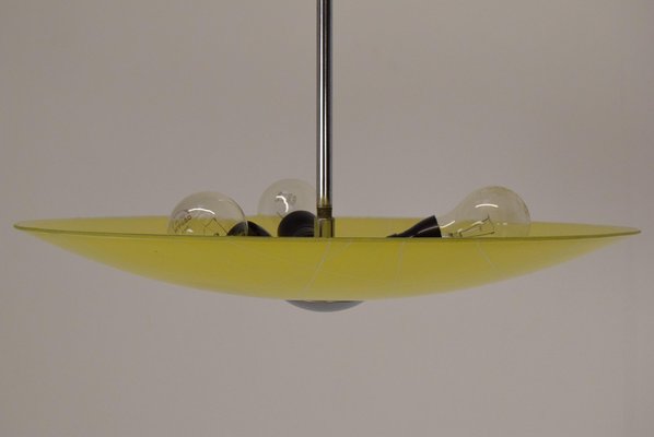 Mid-Century Glass Pendant Lamp, 1960s-TZ-1168422