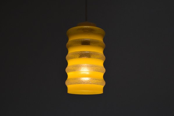 Mid-Century Glass Pendant Lamp, 1960s-TZ-743816