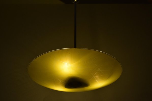 Mid-Century Glass Pendant Lamp, 1960s-TZ-1168422