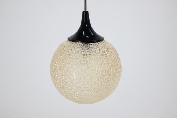 Mid-Century Glass Pendant Lamp, 1960s-TZ-581942