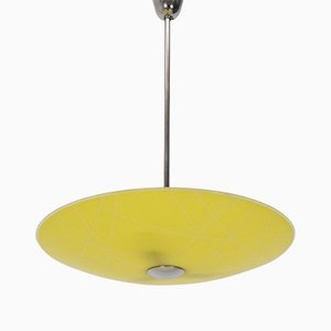 Mid-Century Glass Pendant Lamp, 1960s-TZ-1168422