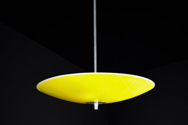 Mid-Century Glass Pendant Lamp Brussels World Expo 1958, 1960s-TRW-1729763