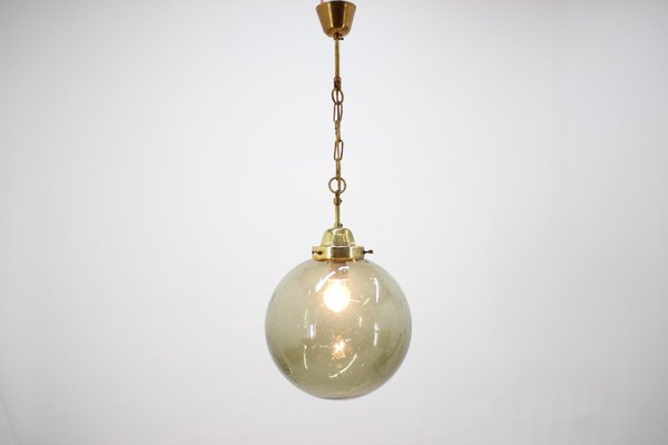 Mid-Century Glass Pendant Lamp from Kamenicky Senov, 1970s-TZ-602233