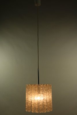 Mid-Century Glass Tube Pendant Lamp from Doria Leuchten, 1960s-FUP-640739