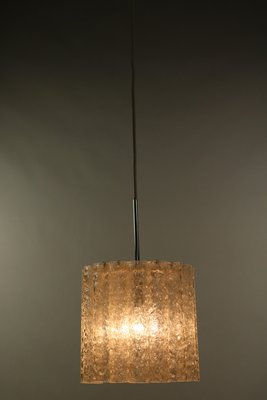 Mid-Century Glass Tube Pendant Lamp from Doria Leuchten, 1960s-FUP-640739