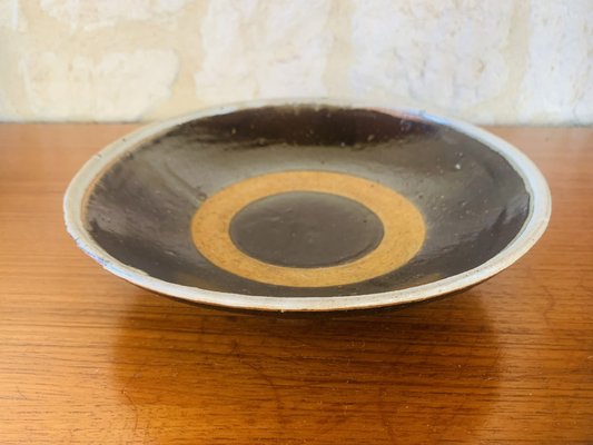 Mid-Century Glazed Bullseye Earthenware Bowl, California, USA, 1960s-OJT-1819434