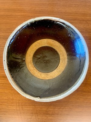 Mid-Century Glazed Bullseye Earthenware Bowl, California, USA, 1960s-OJT-1819434