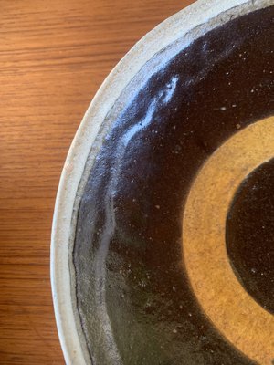 Mid-Century Glazed Bullseye Earthenware Bowl, California, USA, 1960s-OJT-1819434